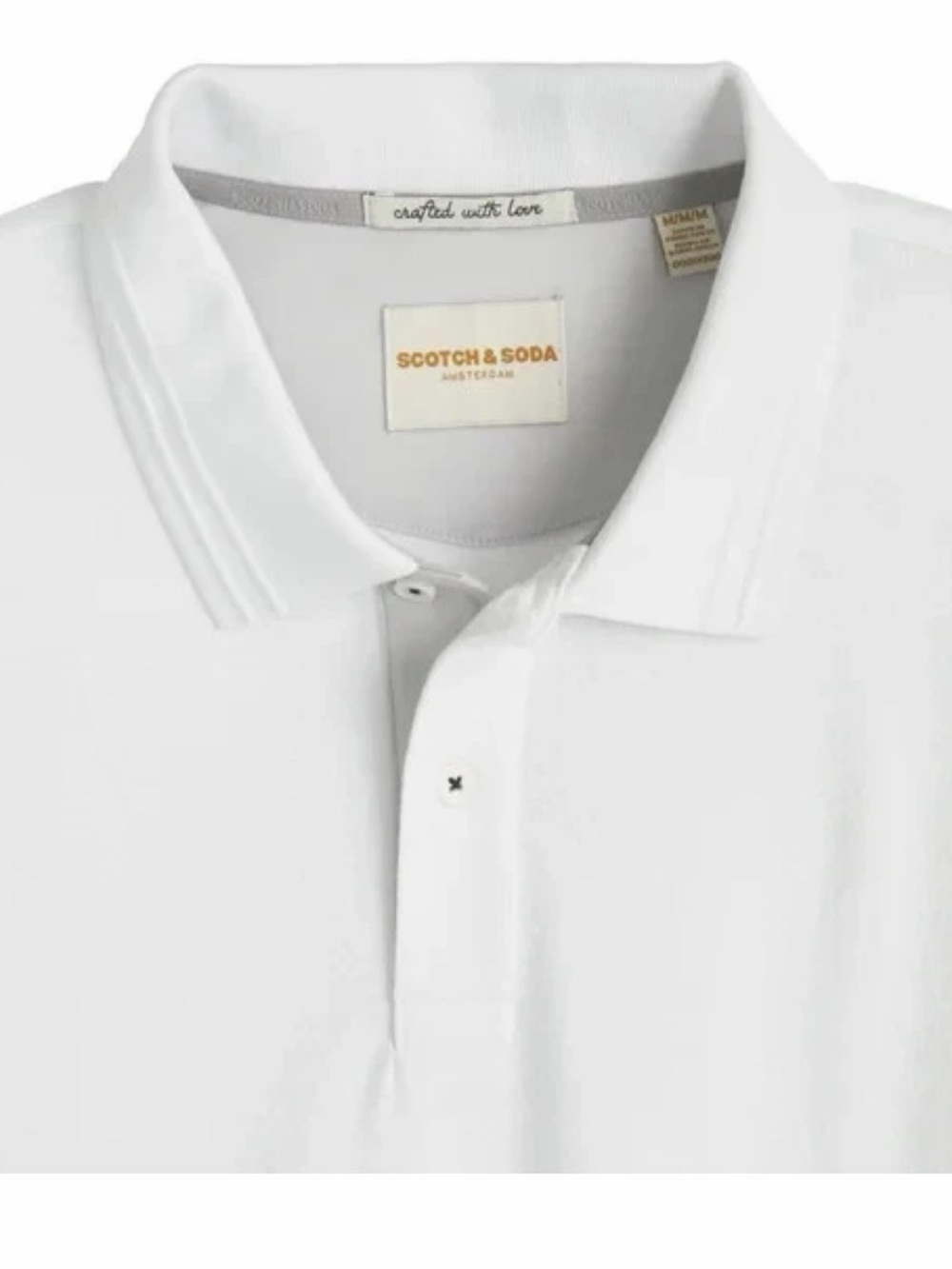 Scotch & Soda White Men's Polo Shirt